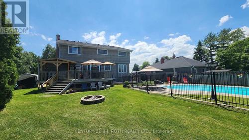 1252 Shore Acres Drive, Innisfil, ON - Outdoor With In Ground Pool With Deck Patio Veranda