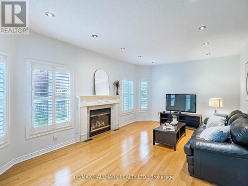 3099 Velmar Drive, Mississauga, ON - Indoor Photo Showing Living Room With Fireplace