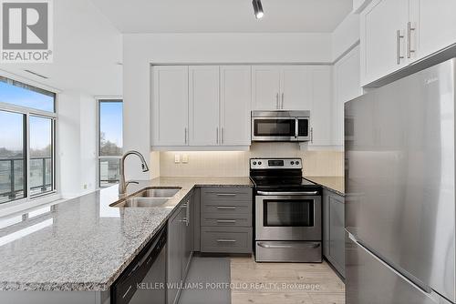 508 - 1185 The Queensway Avenue, Toronto, ON - Indoor Photo Showing Kitchen With Double Sink With Upgraded Kitchen