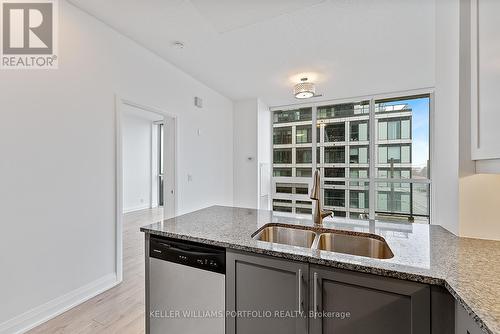 508 - 1185 The Queensway Avenue, Toronto, ON - Indoor Photo Showing Kitchen With Double Sink