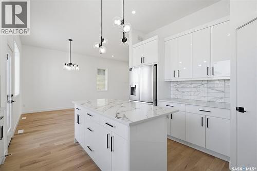 151 Sharma Lane, Saskatoon, SK - Indoor Photo Showing Kitchen With Upgraded Kitchen