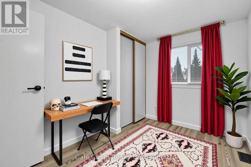 Bedroom 3 with AI Virtual Staging - 6 - 125 Bay Street, Woodstock (Woodstock - South), ON - Indoor Photo Showing Office