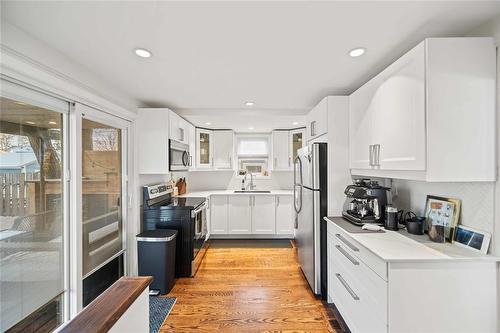 482 Ritchot Street, Winnipeg, MB - Indoor Photo Showing Kitchen With Stainless Steel Kitchen