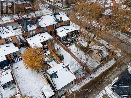 Aerial view with back alley access - 808 Monmouth Road, Essex, ON - Outdoor