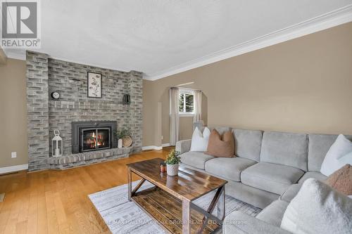8 Rushton Road, Georgina, ON - Indoor Photo Showing Living Room With Fireplace