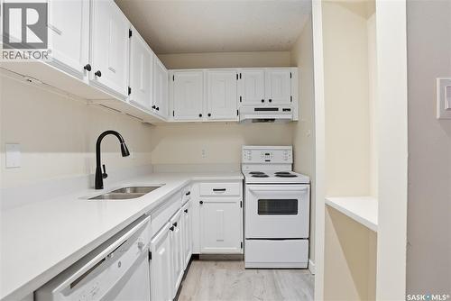 201 423 4Th Avenue N, Saskatoon, SK - Indoor Photo Showing Kitchen With Double Sink