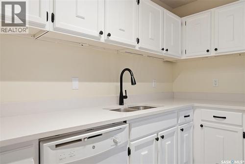 201 423 4Th Avenue N, Saskatoon, SK - Indoor Photo Showing Kitchen With Double Sink