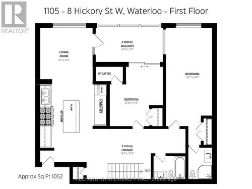 1105 - 8 Hickory Street W, Waterloo, ON - Other