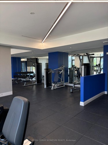 420-293 The Kingsway N/A, Toronto, ON - Indoor Photo Showing Gym Room