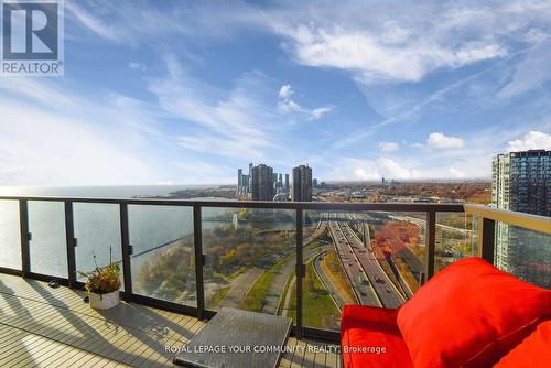 3611 - 1928 Lake Shore Boulevard, Toronto, ON - Outdoor With Body Of Water With Balcony With View