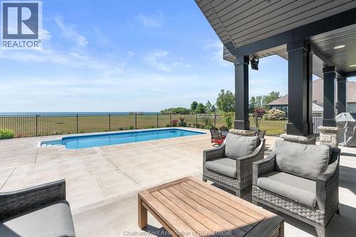 5482 Talbot Trail, Merlin, ON - Outdoor With In Ground Pool With Deck Patio Veranda