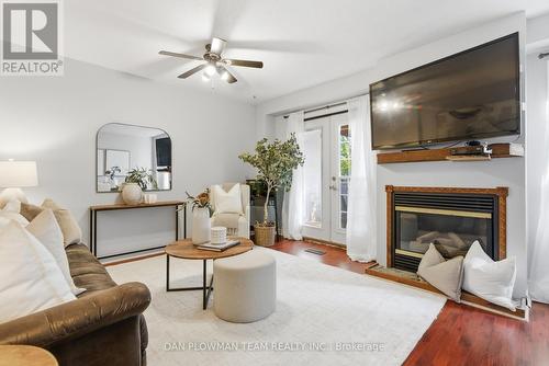 312 Sheffield Court, Oshawa, ON - Indoor Photo Showing Living Room With Fireplace