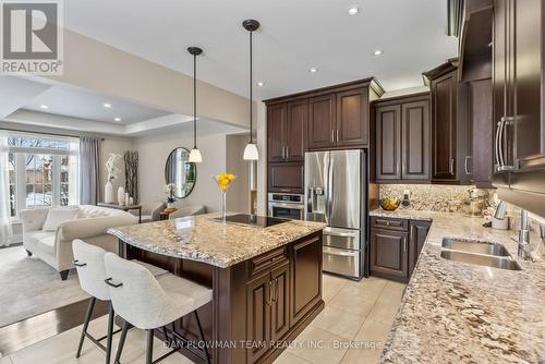 3 Serene Court, Whitby, ON - Indoor Photo Showing Kitchen With Double Sink With Upgraded Kitchen
