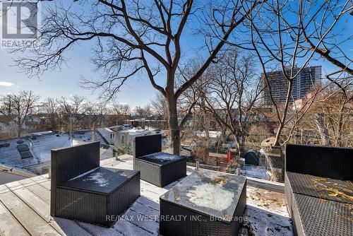 22 Cowan Avenue, Toronto, ON - Outdoor With Deck Patio Veranda