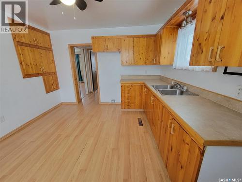 1262 109Th Street, North Battleford, SK - Indoor Photo Showing Kitchen With Double Sink