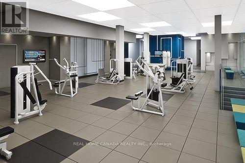 2704 - 195 Redpath Avenue, Toronto, ON - Indoor Photo Showing Gym Room