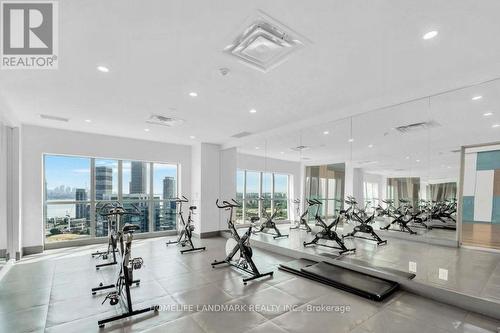 1706 - 155 Legion Road N, Toronto, ON - Indoor Photo Showing Gym Room