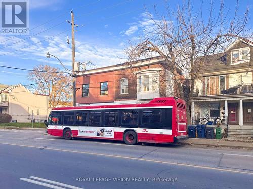 Bus at the door step - 819 Pape Avenue, Toronto, ON 