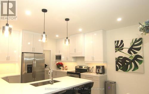 3861 Mulligan Cross, Mississauga, ON - Indoor Photo Showing Kitchen With Stainless Steel Kitchen With Upgraded Kitchen