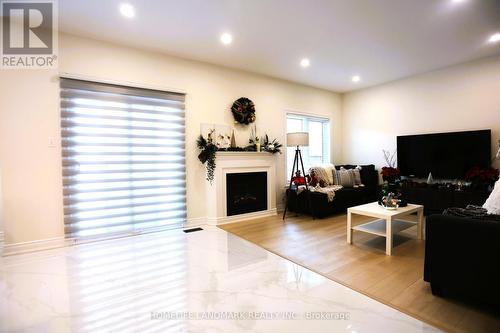 3861 Mulligan Cross, Mississauga, ON - Indoor Photo Showing Other Room With Fireplace