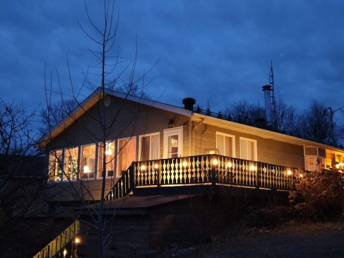 Façade - 62 Ch. Lakeview, Saint-Adolphe-D'Howard, QC - Outdoor With Deck Patio Veranda