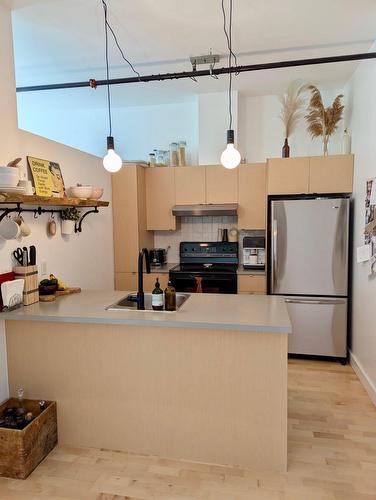 Cuisine - 220-4951 Rue Ontario E., Montréal (Mercier/Hochelaga-Maisonneuve), QC - Indoor Photo Showing Kitchen