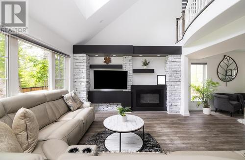 129 Bass Line, Oro-Medonte (Prices Corners), ON - Indoor Photo Showing Living Room With Fireplace