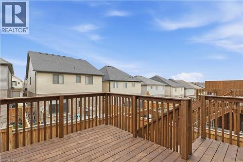 Deck featuring a residential view - 592 Mayapple Street, Waterloo, ON - Outdoor With Deck Patio Veranda With Exterior