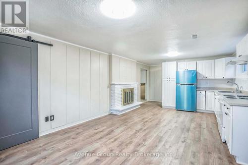Lower - 38 Hopperton Drive, Toronto, ON - Indoor Photo Showing Kitchen With Double Sink
