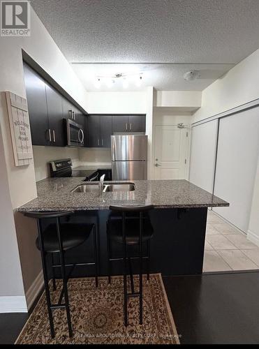 411 - 620 Sauve Street E, Milton, ON - Indoor Photo Showing Kitchen With Stainless Steel Kitchen With Upgraded Kitchen