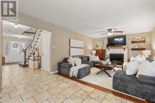 851 Chipping Park Boulevard, Cobourg, ON - Indoor Photo Showing Living Room With Fireplace