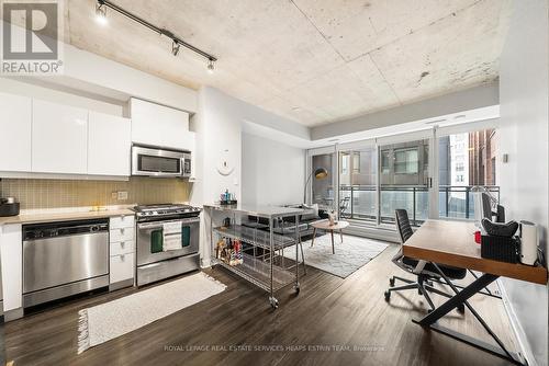 201 - 127 Queen Street E, Toronto, ON - Indoor Photo Showing Kitchen With Stainless Steel Kitchen
