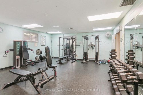 510-1110 Walden Circle, Mississauga, ON - Indoor Photo Showing Gym Room