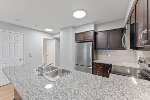 1212-19 Grand Trunk Crescent, Toronto, ON - Indoor Photo Showing Kitchen With Double Sink With Upgraded Kitchen