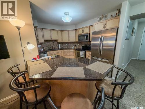 306 345 Morrison Drive, Yorkton, SK - Indoor Photo Showing Kitchen With Double Sink