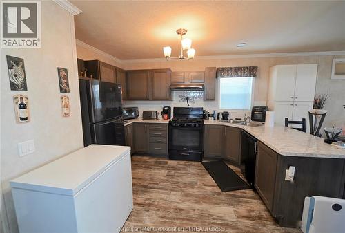 15895 Longwoods Road, Zone Township, ON - Indoor Photo Showing Kitchen With Double Sink