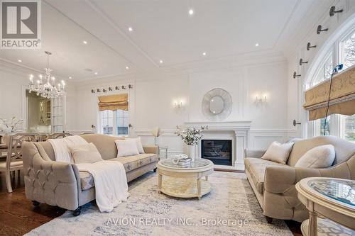 26 Danville Drive, Toronto, ON - Indoor Photo Showing Living Room With Fireplace