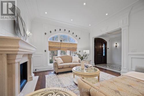 26 Danville Drive, Toronto, ON - Indoor Photo Showing Living Room With Fireplace