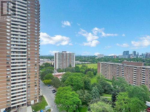 1704 - 205 Hilda Avenue, Toronto, ON - Outdoor With Balcony With Facade