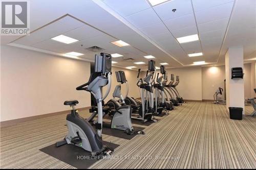 1406 - 3985 Grand Park Drive, Mississauga, ON - Indoor Photo Showing Gym Room