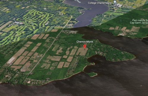Land/Lot - Ch. Monk, Montréal (L'Île-Bizard/Sainte-Geneviève), QC 