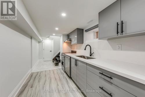Bsmt - 1190 Ossington Avenue, Toronto, ON - Indoor Photo Showing Kitchen With Upgraded Kitchen