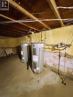 Utility room with water heater - 