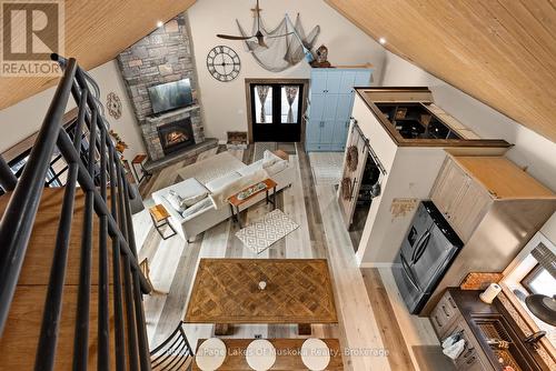 679 Boulder Road, South River, ON - Indoor Photo Showing Other Room With Fireplace