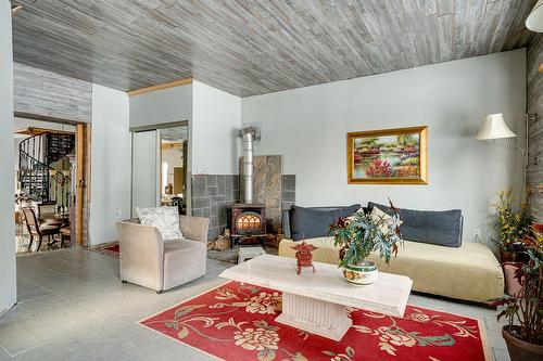 Hall - 4257 Rue Du Haut-Bois, Morin-Heights, QC - Indoor Photo Showing Living Room With Fireplace