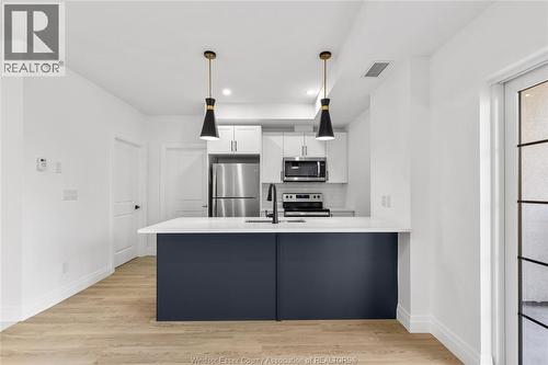 3817 Howard Avenue Unit# 412, Windsor, ON - Indoor Photo Showing Kitchen With Upgraded Kitchen