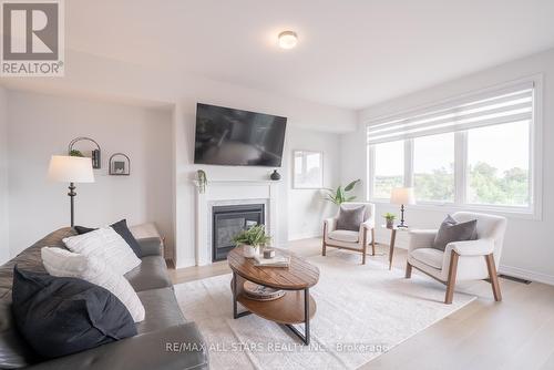 129 Busato Drive, Whitchurch-Stouffville, ON - Indoor Photo Showing Living Room With Fireplace