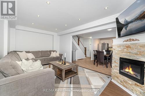 6 Holloway Court, Brampton, ON - Indoor Photo Showing Living Room With Fireplace