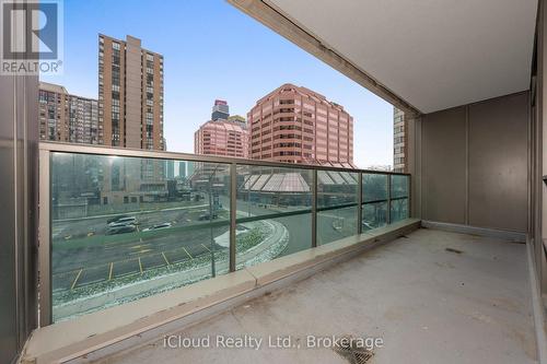 Large balcony 114 sq. ft - 307 - 208 Enfield Place, Mississauga, ON - Outdoor With Balcony With Exterior