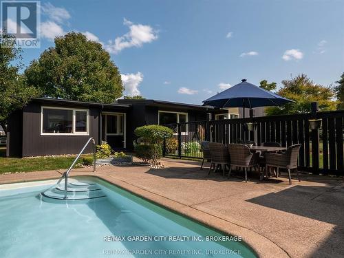 46 Henley Drive, St. Catharines (Martindale Pond), ON - Outdoor With In Ground Pool With Deck Patio Veranda